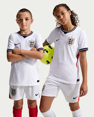 England National Team 2026 Match Home Big Kids' Nike Aero-FIT
